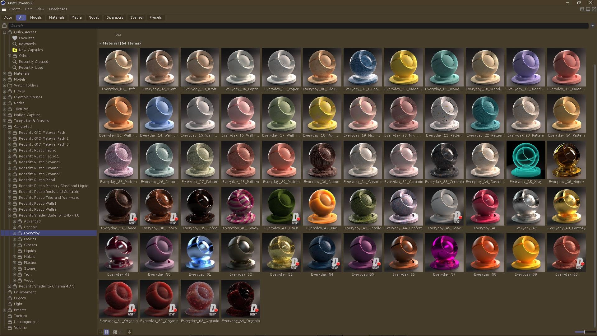 Aktivatsiya 3d Materialy Redshift Material Super Pack.webp