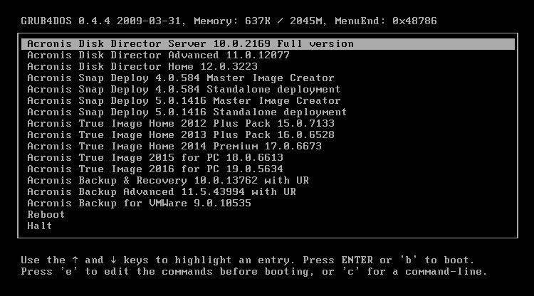 Aktivatsiya Acronis Bootdvd Grub4dos Edition V.33 13 In 1.webp