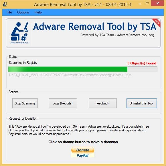 Aktivatsiya Adware Removal Tool 4.1.0.0.webp