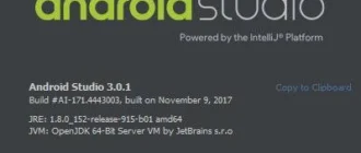 Aktivatsiya Android Studio 3.0.1.webp