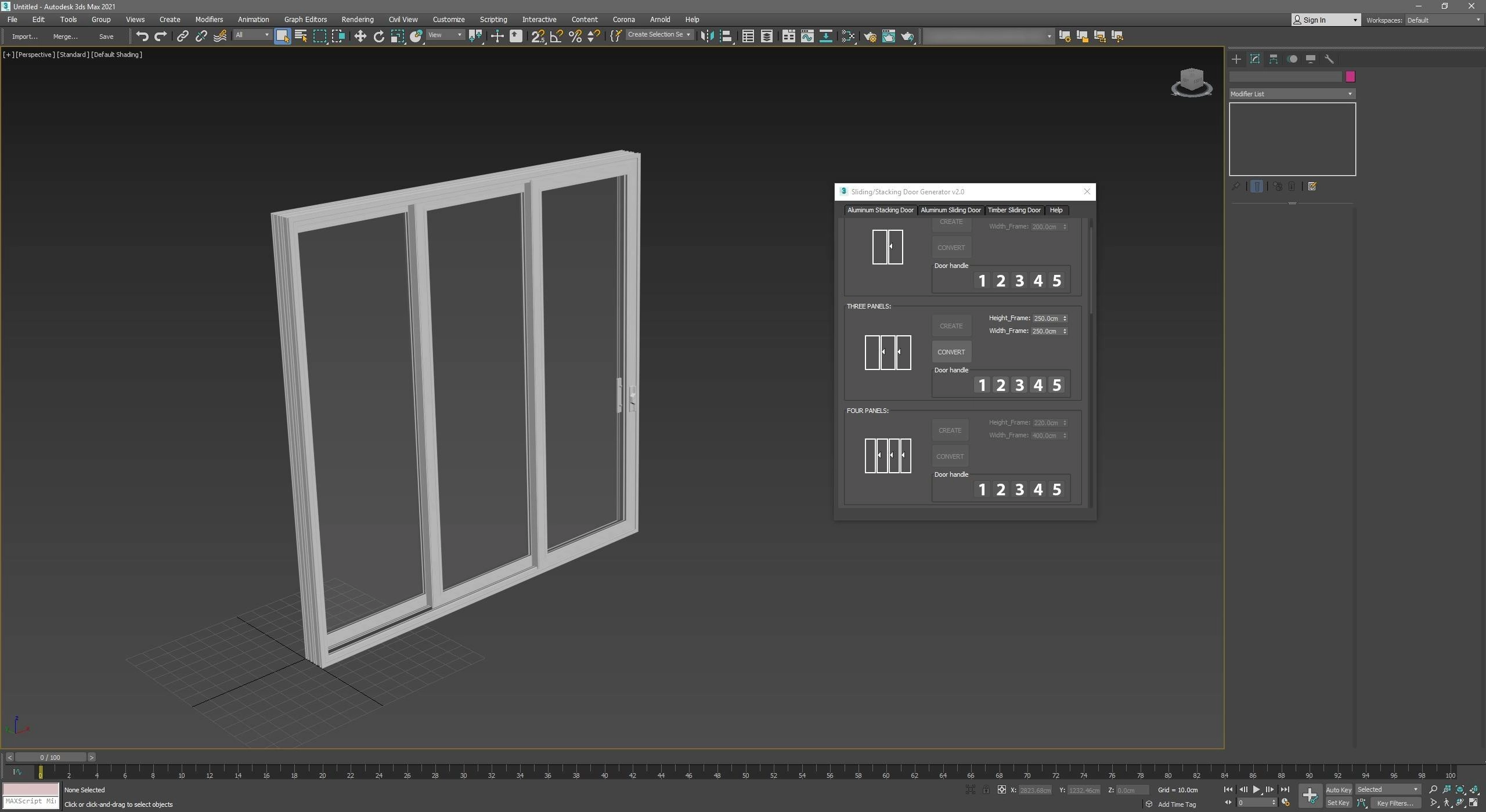 Aktivatsiya Archviztools Sliding Stacking Door Generator 2.0.webp