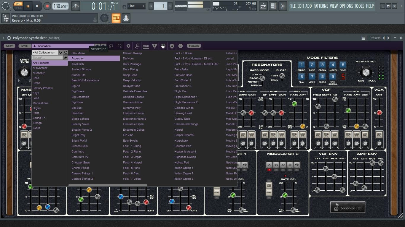 Aktivatsiya Cherry Audio Polymode Synthesizer 1.2.0.54 Standalone Vsti Vsti 3 Aax Repack By R2r.webp