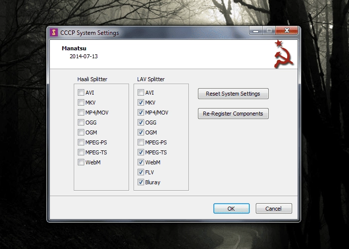 Aktivatsiya Combined Community Codec Pack 2014 07 13.webp