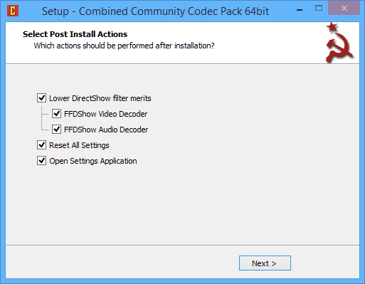 Aktivatsiya Combined Community Codec Pack 2015 10 18.webp