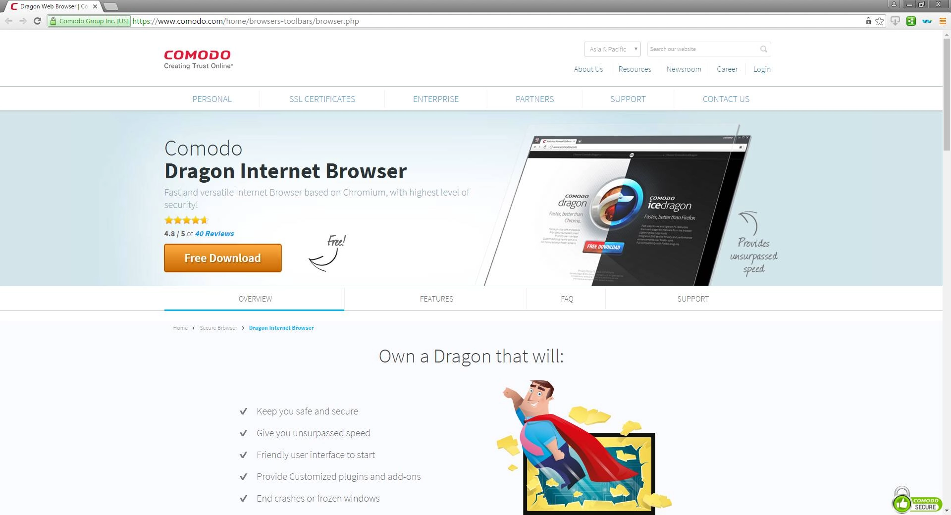 Aktivatsiya Comodo Dragon 49.13.20.400 Portable.webp