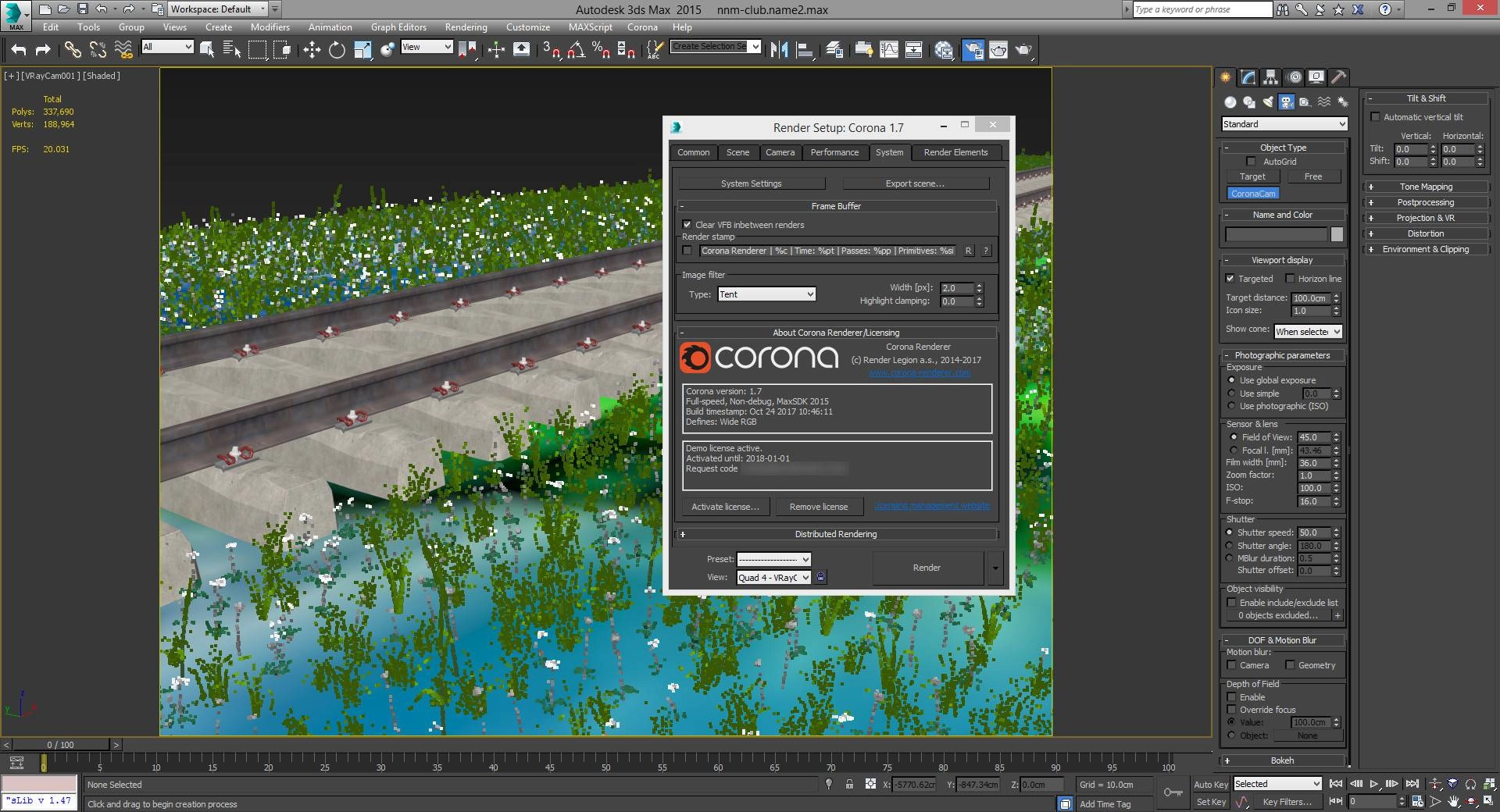 Aktivatsiya Corona Renderer 1.7.4 For 3ds Max 2012 2019.webp