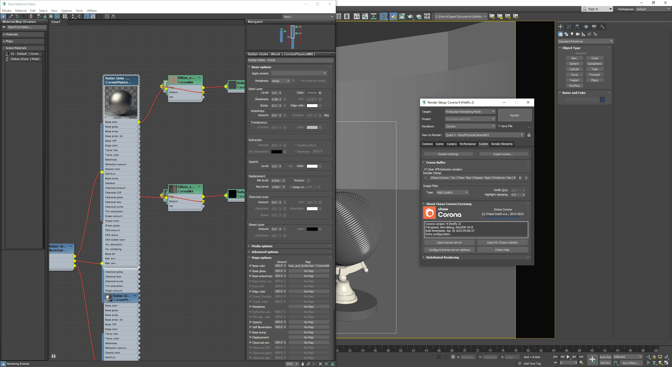 Aktivatsiya Corona Renderer 10.2 For 3ds Max 2016 2024.webp