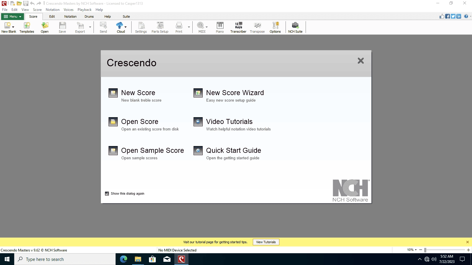 Aktivatsiya Crescendo Music Notation Editor 9.62.webp