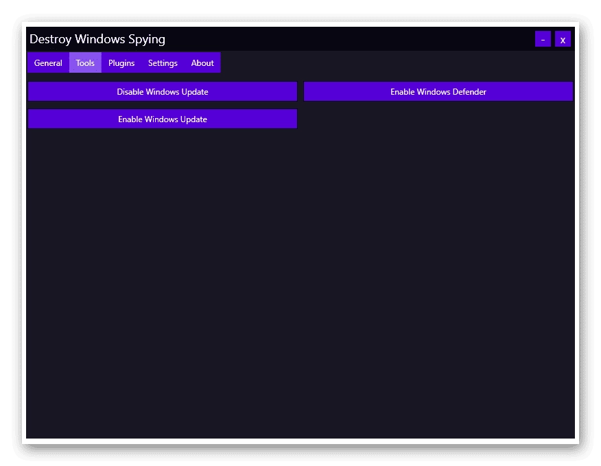 Aktivatsiya Destroy Windows Spying 1.0.1.0 Portable.webp