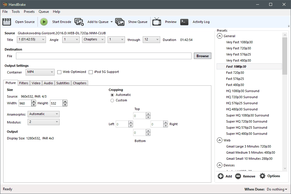Aktivatsiya Handbrake 1.0.0.webp