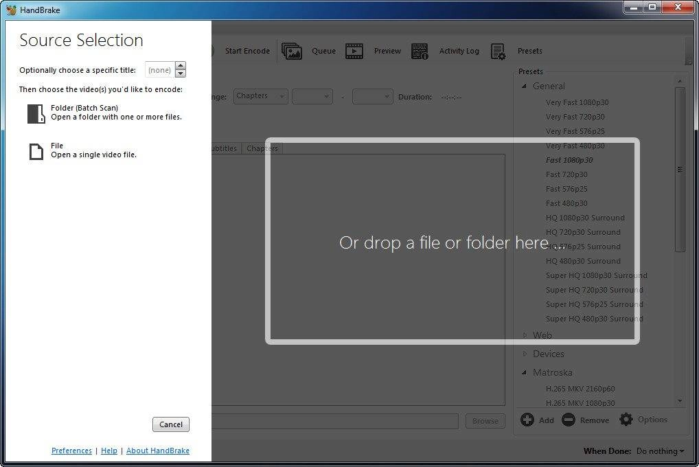 Aktivatsiya Handbrake 1.5.1 Portable.webp