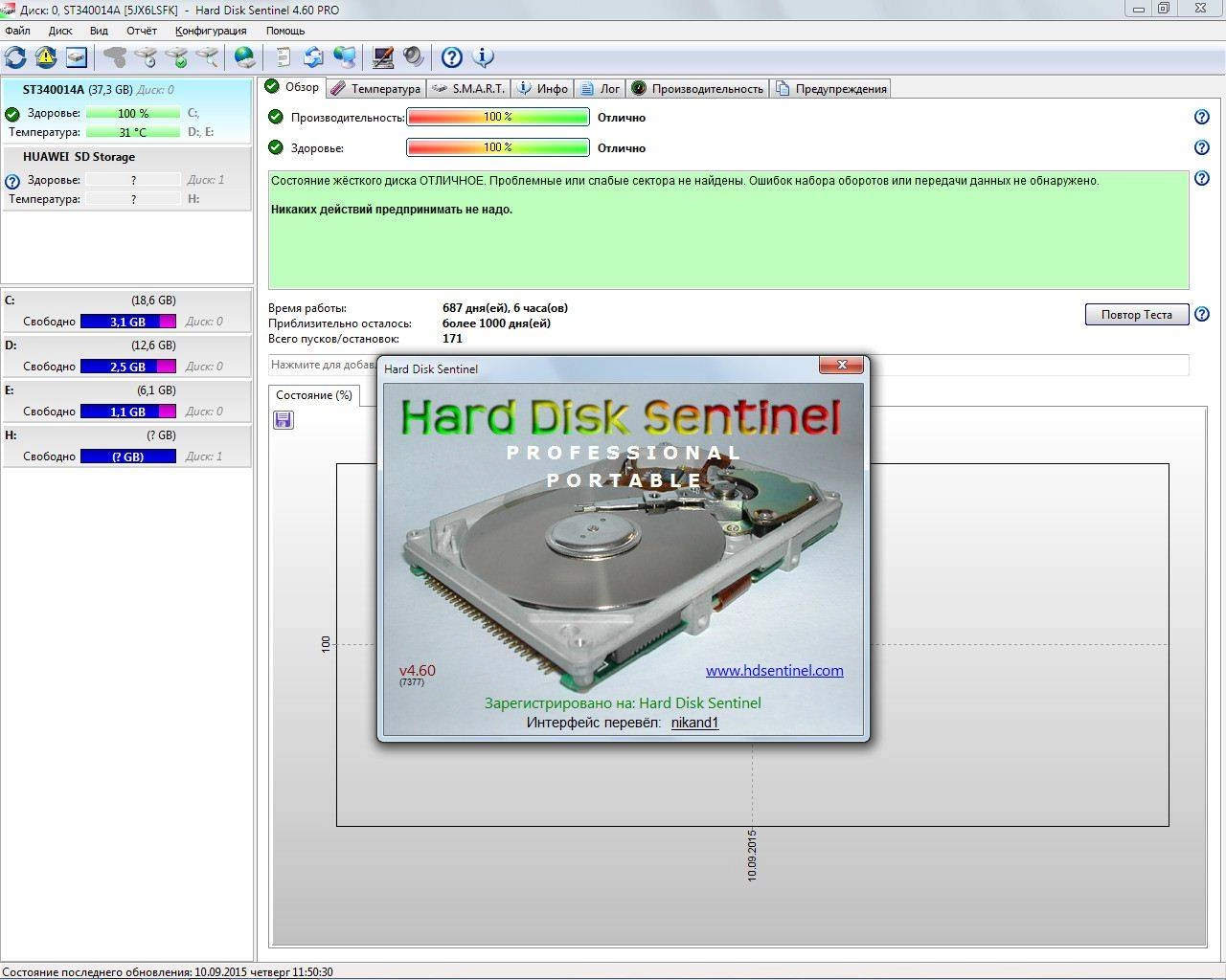 Aktivatsiya Hard Disk Sentinel Pro 4.60 Build 7377 Final Portable By Portablewares.webp