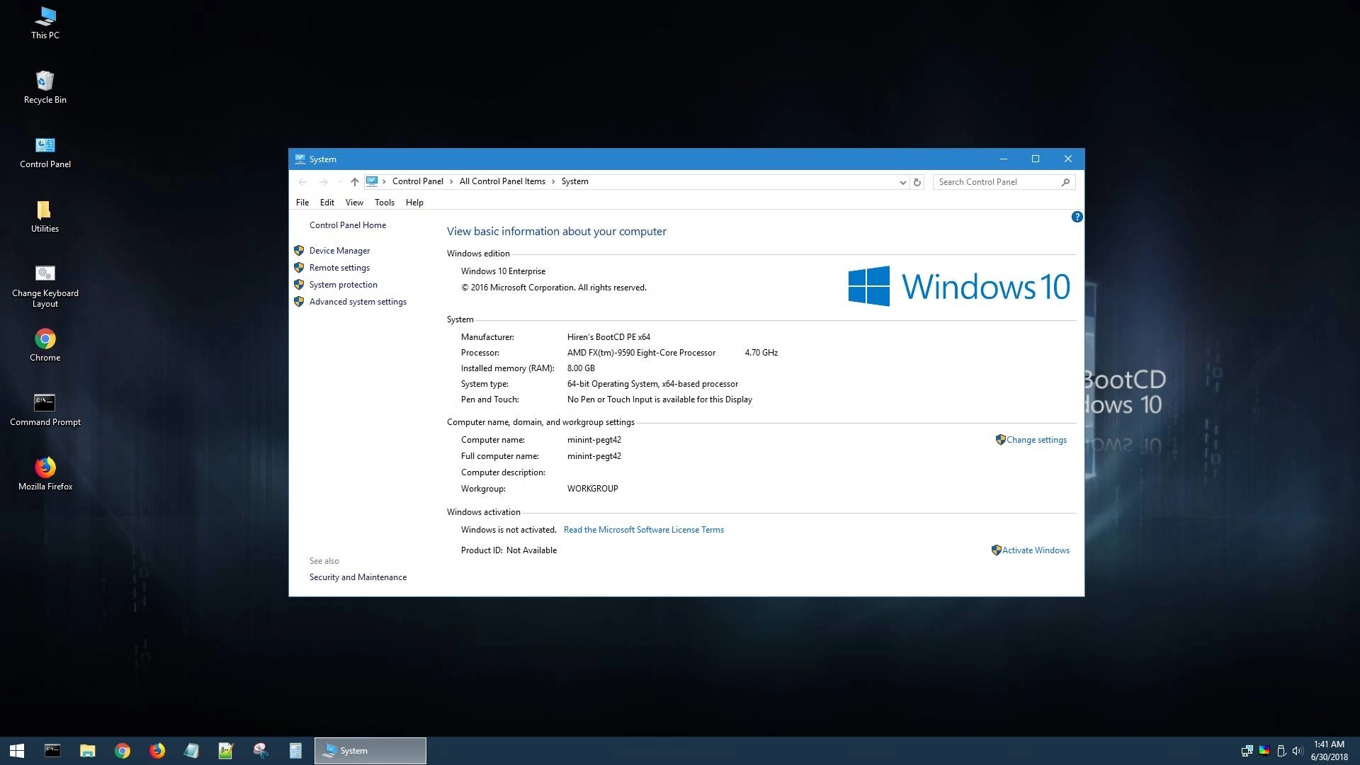 Описание программы Hiren’s BootCD PE x64 v1.0.2