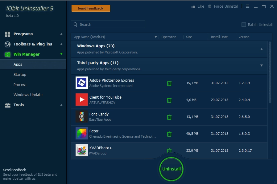 Aktivatsiya Iobit Uninstaller 5.0.1.163 Beta 1.0.webp