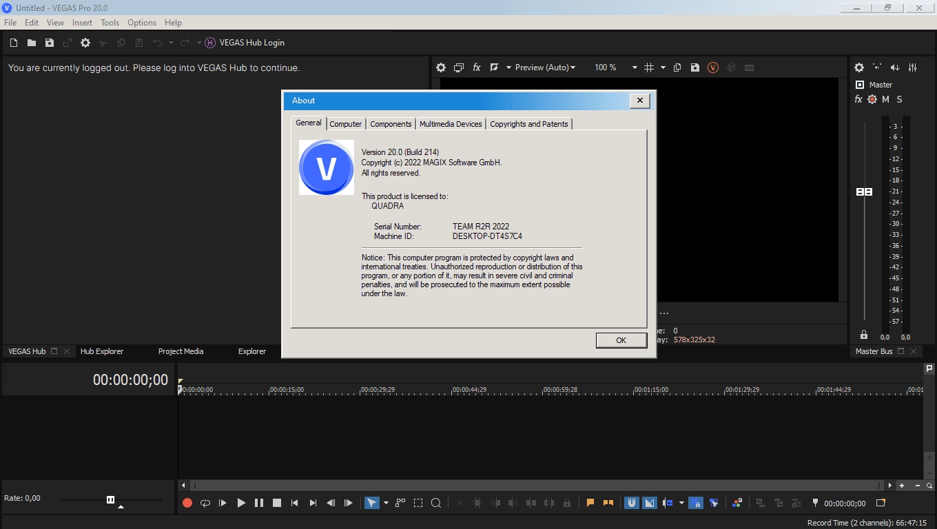 Aktivatsiya Magix Vegas Pro 20.0 Build 214.webp