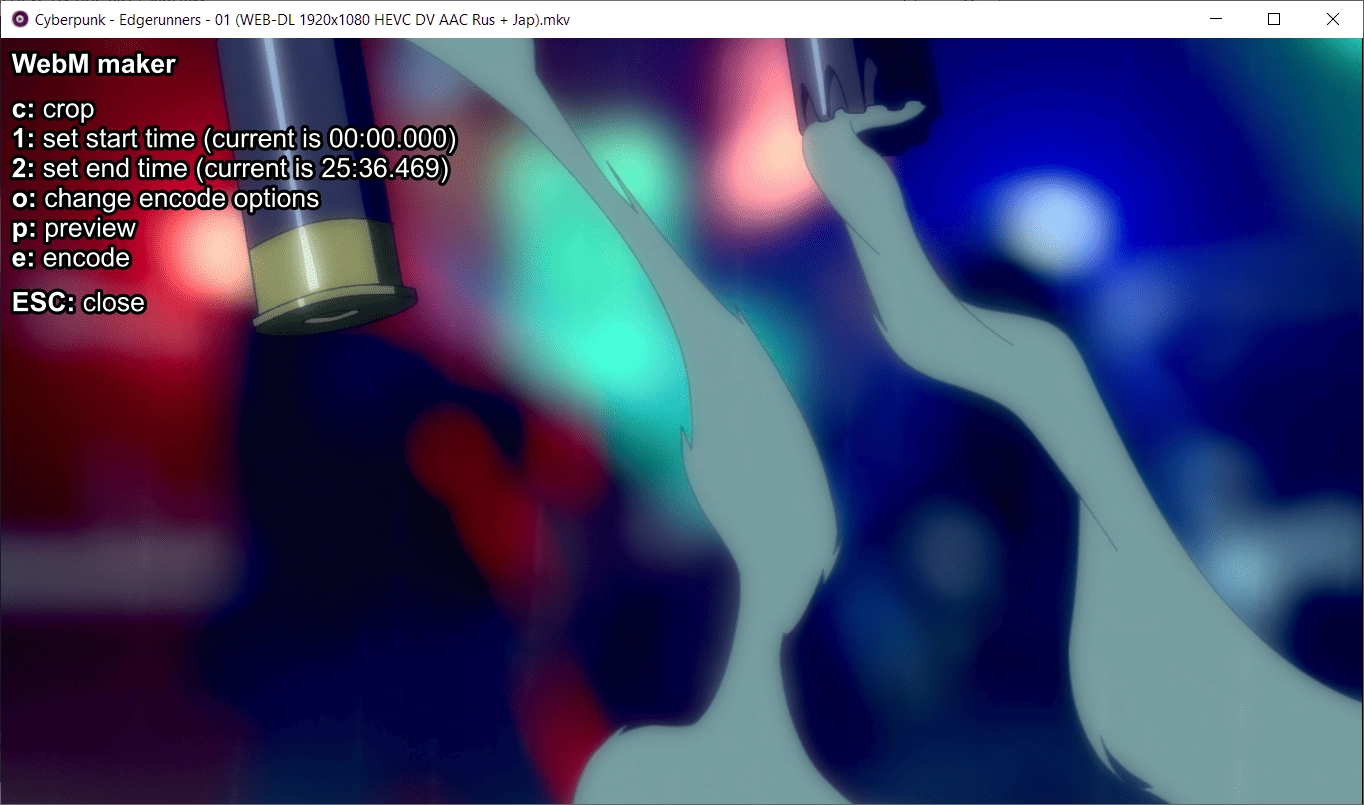 Описание программы MPV Dolby Vision Mode Portable 0.34.0 RePack by nnm-club^anime