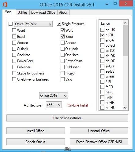Aktivatsiya Microsoft Office 2013 2016 C2r Install 5.1 By Ratiborus.webp