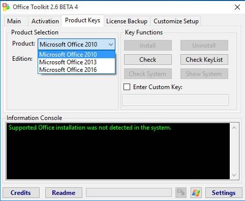 Aktivatsiya Microsoft Toolkit 2.6 Beta 4.webp