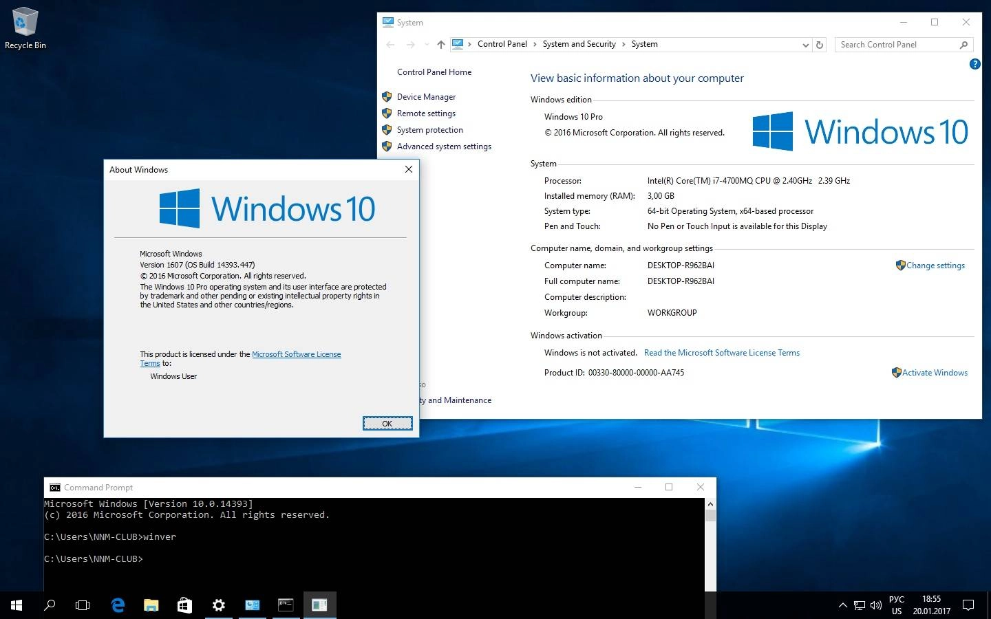 Aktivatsiya Microsoft Windows 10 10.0.14393.447 Version 1607 Originalnye Obrazy Ot Microsoft Msdn.webp
