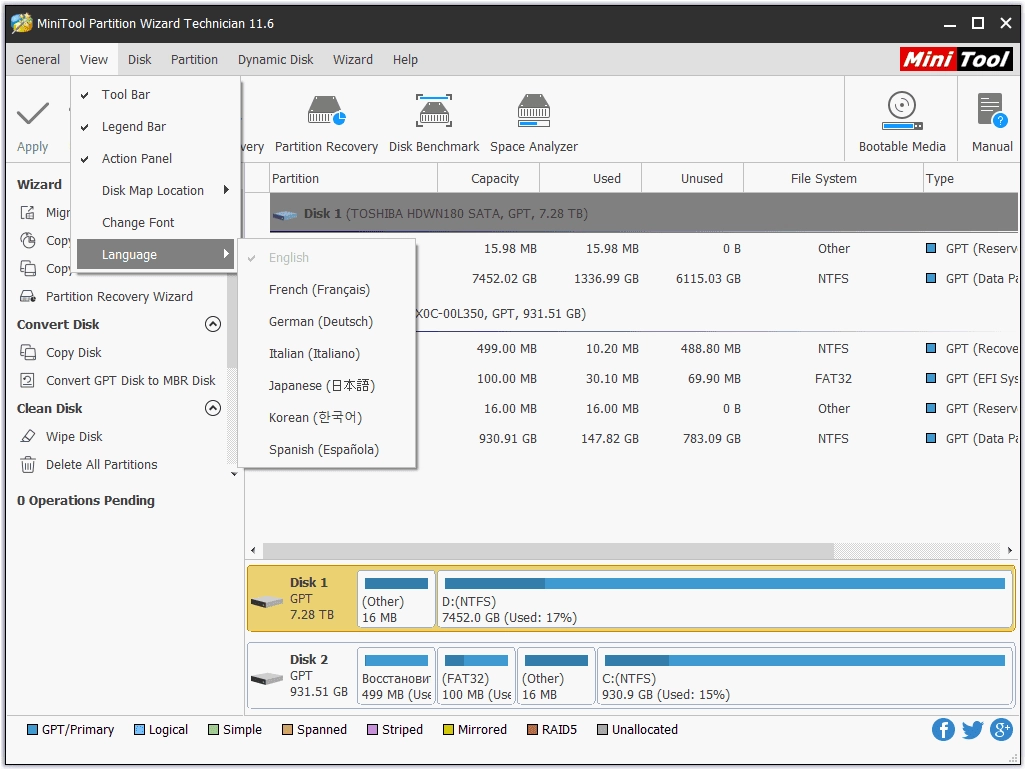 Aktivatsiya Minitool Partition Wizard Technician 11.6.webp
