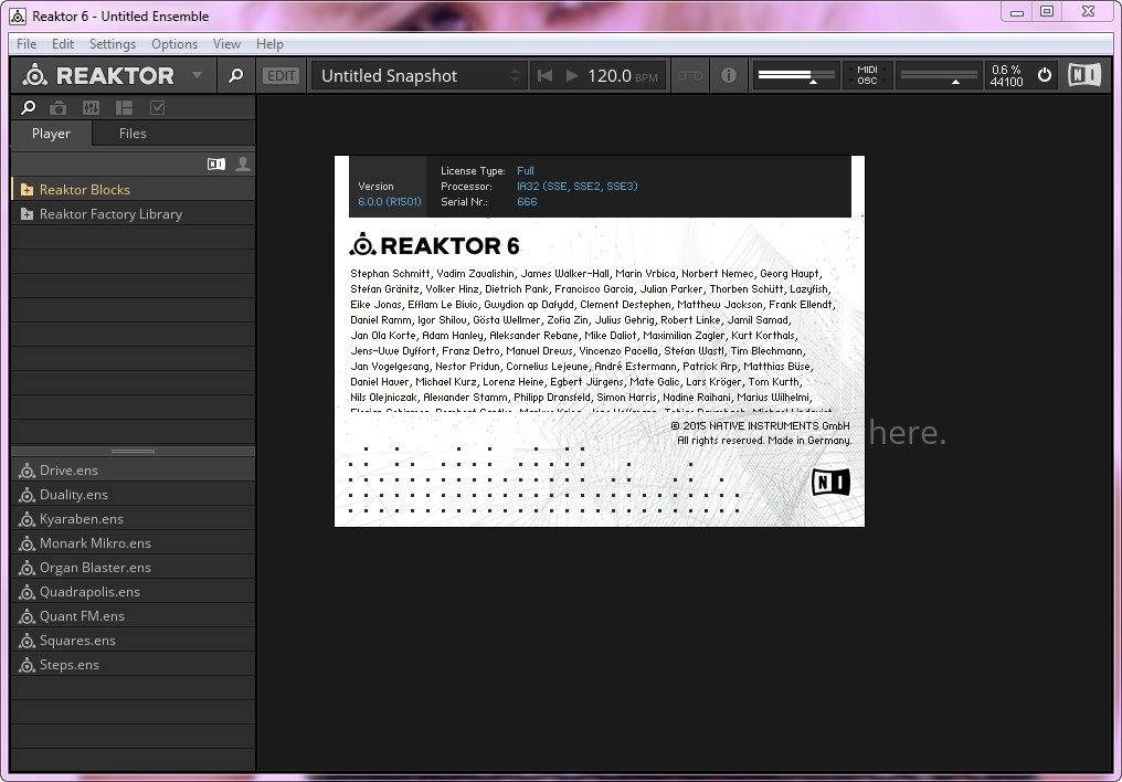 Aktivatsiya Native Instruments Reaktor 6.0.0 R1501.webp