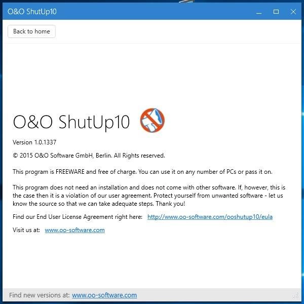 Aktivatsiya Oo Shutup10 1.0.1337 Portable.webp