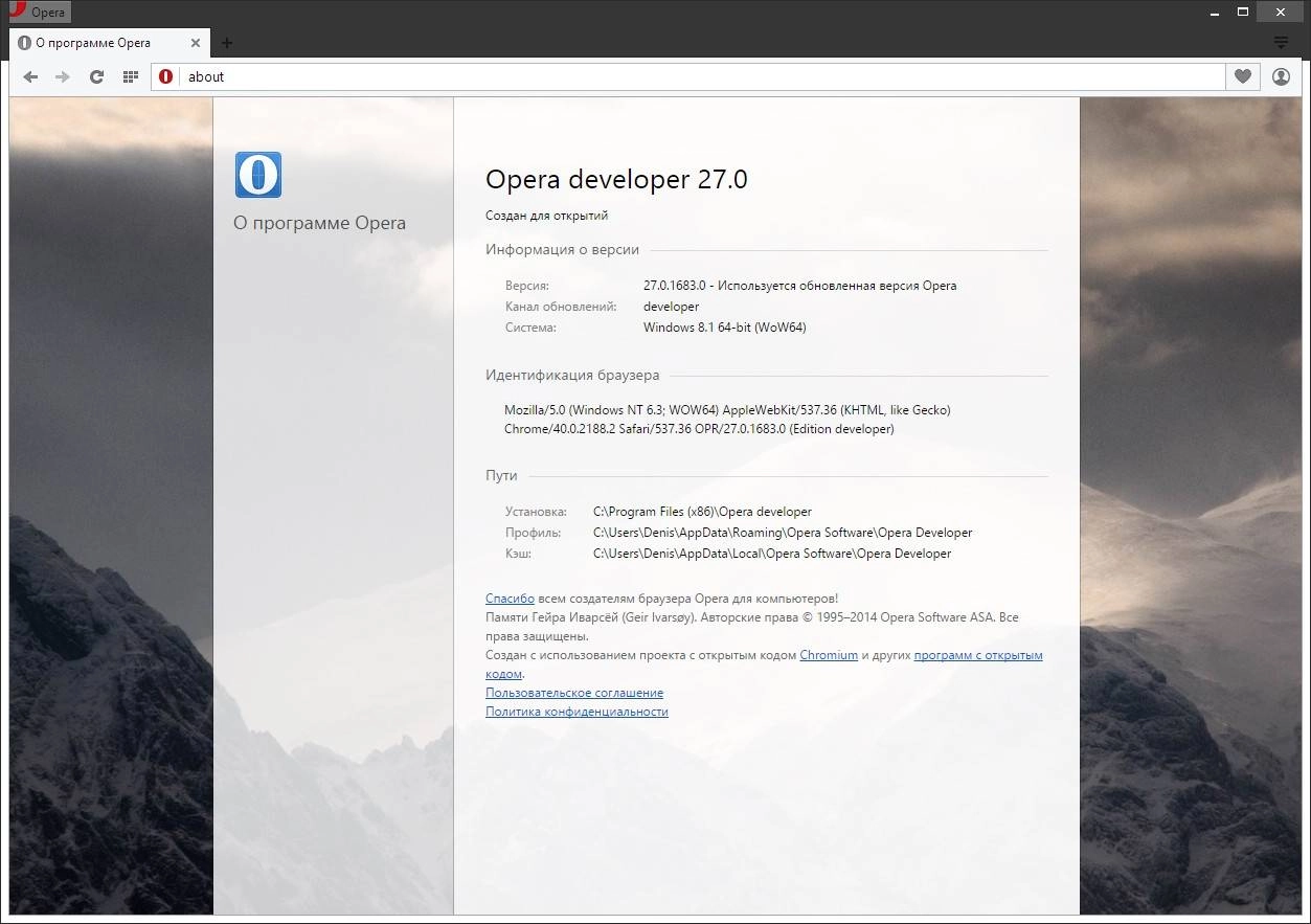 Aktivatsiya Opera Developer 27.0.1683.0.webp