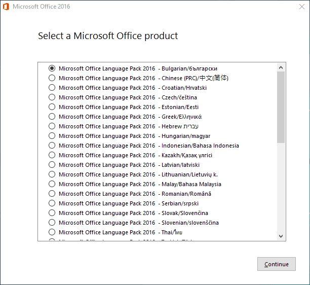 Aktivatsiya Originalnye Microsoft Office Multilanguage Pack 16.0.4266.1001.webp