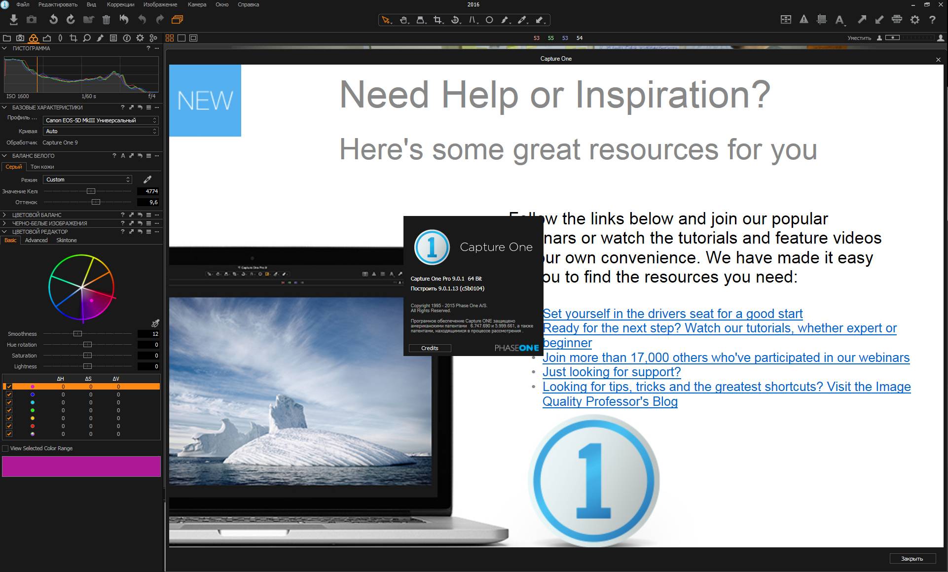 Aktivatsiya Phase One Capture One Pro 9.0.1 Build 13.jpg