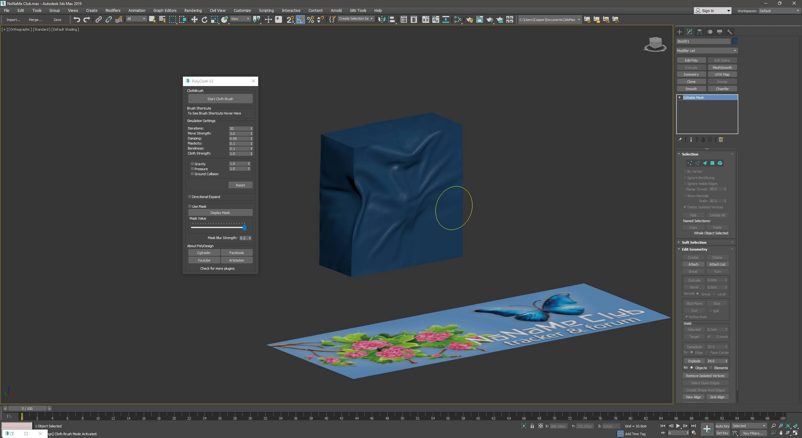 Aktivatsiya Polydesign3d Polycloth 2.02 For 3ds Max 2016 2022.webp