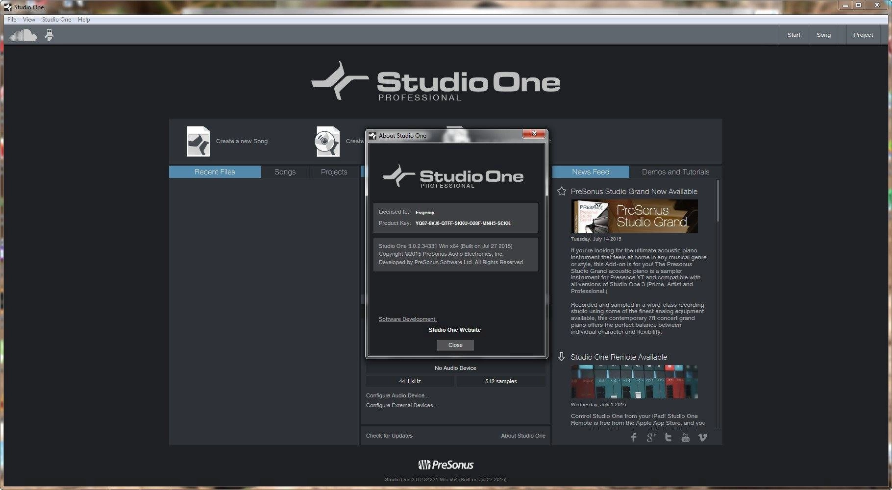 Aktivatsiya Presonus Studio One Professional 3.0.2.34331.webp