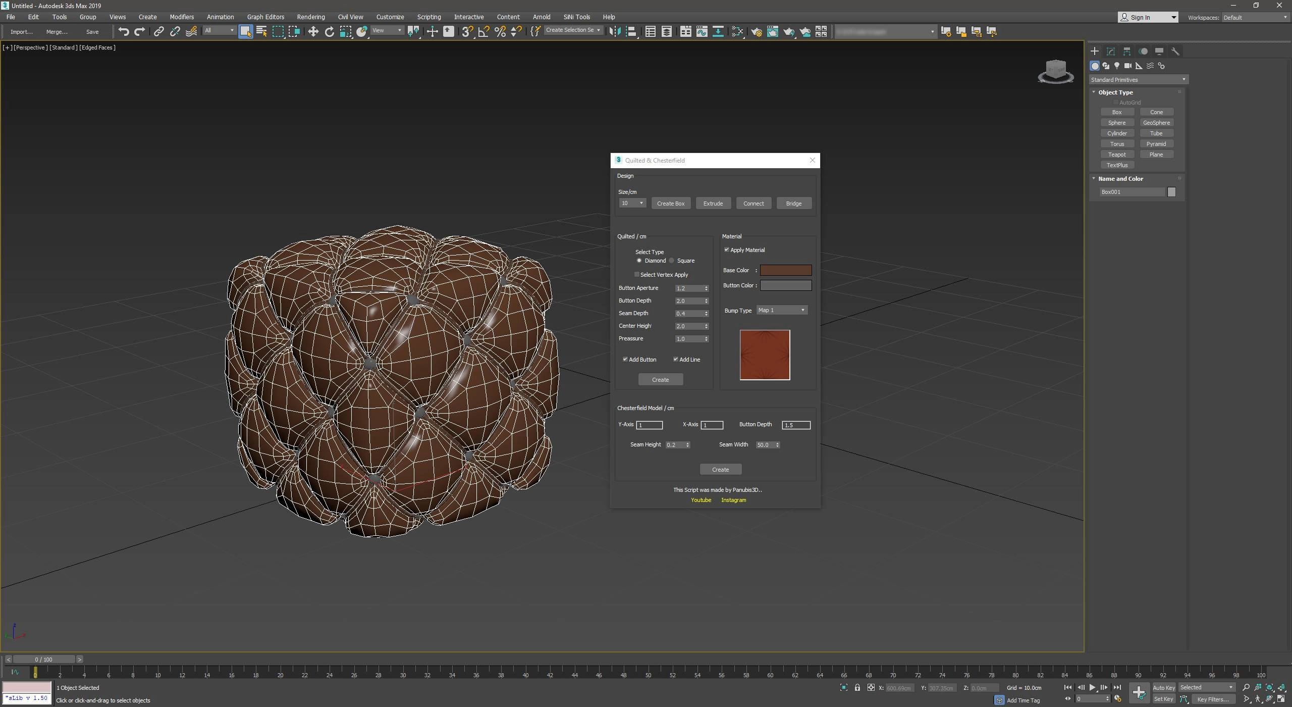 Aktivatsiya Quilted Chesterfield Script 1.0 For 3ds Max 2013 2021.webp