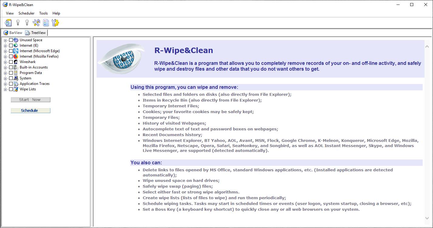 Описание программы R-Wipe & Clean 11.10 Build 2189 Corporate