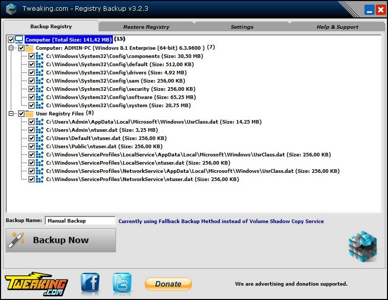Aktivatsiya Registry Backup 3.2.3 Portable.webp