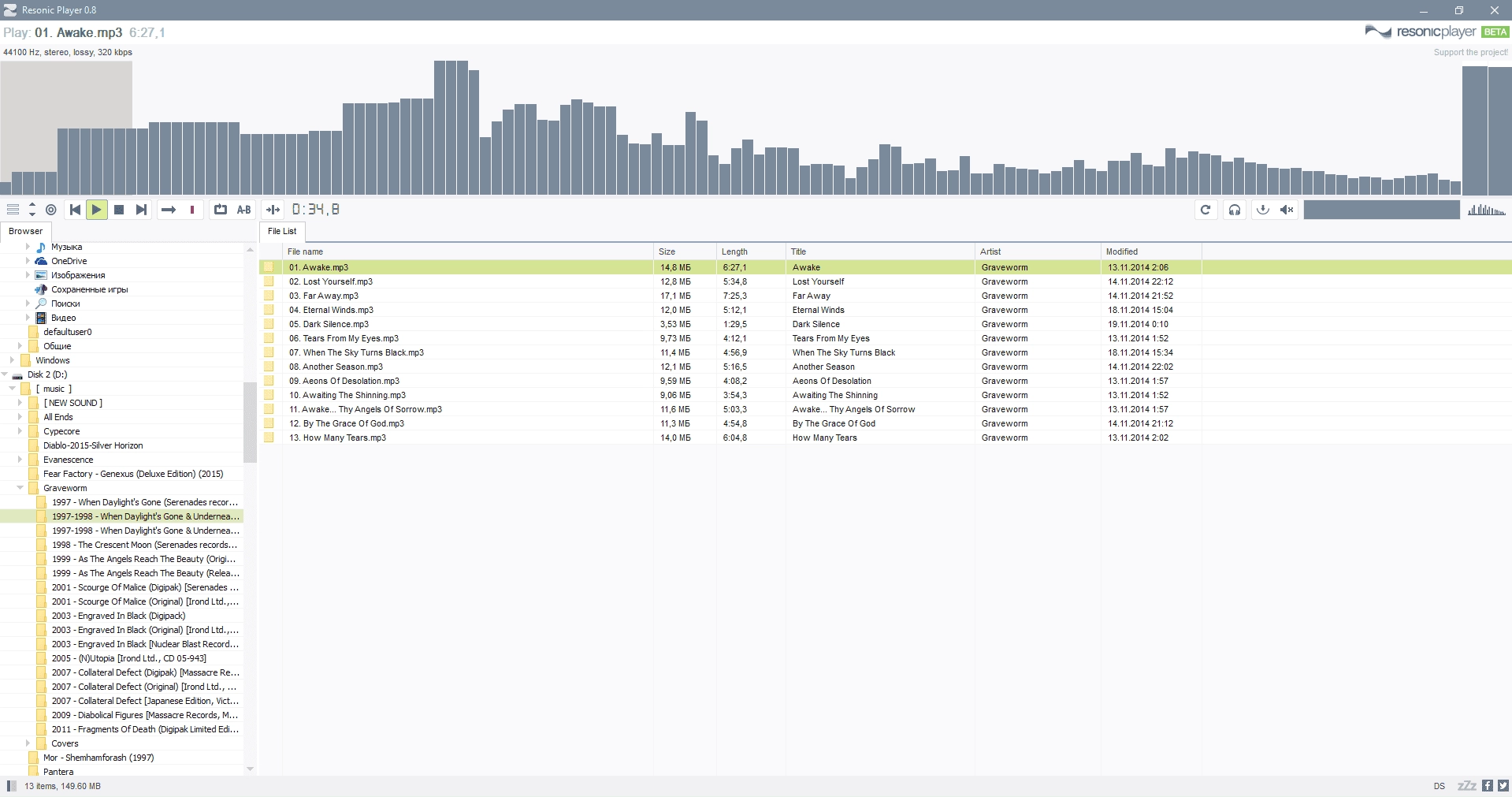 Aktivatsiya Resonic Player 0.8b Build 1307.webp