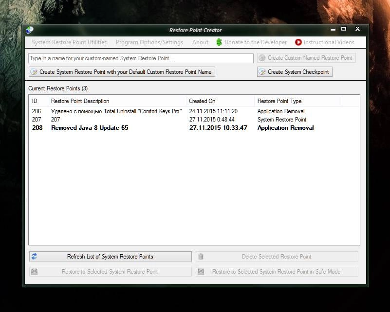 Aktivatsiya Restore Point Creator 7.1 Build 2 Portable.webp