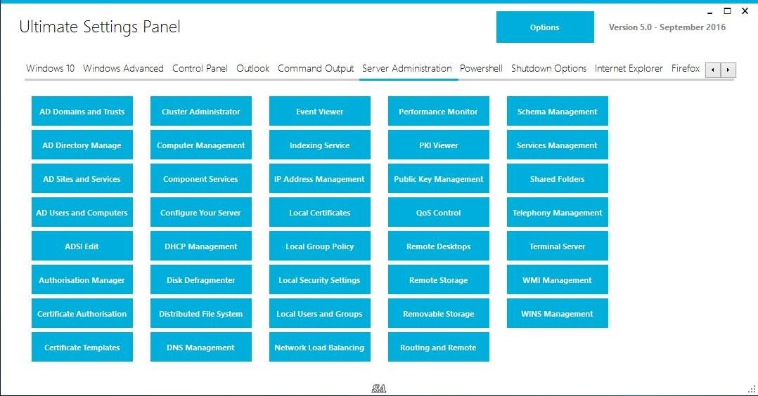 Aktivatsiya Ultimate Settings Panel 5.0.0.0.webp