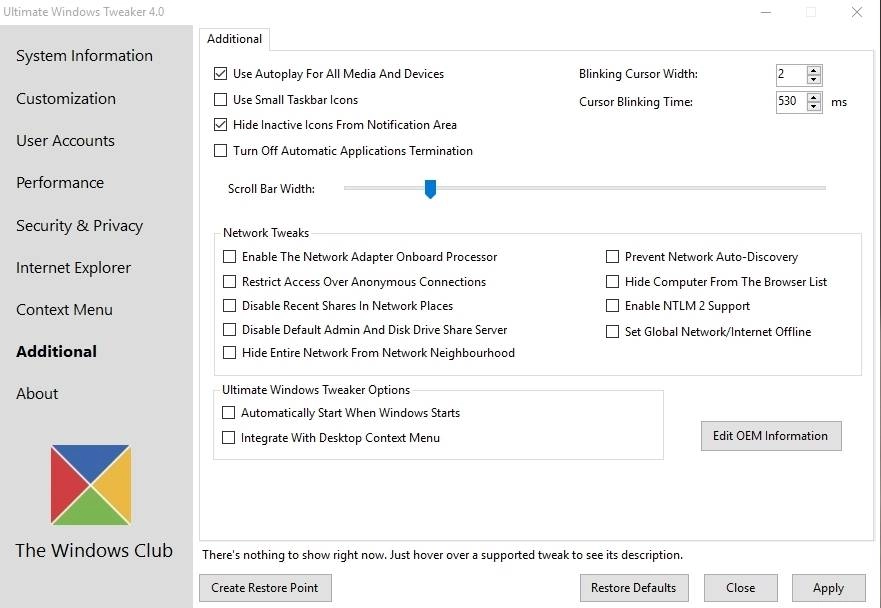 Aktivatsiya Ultimate Windows Tweaker 4.0.0.0 Portable.webp
