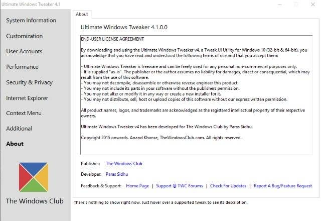 Aktivatsiya Ultimate Windows Tweaker 4.1 Portable.webp