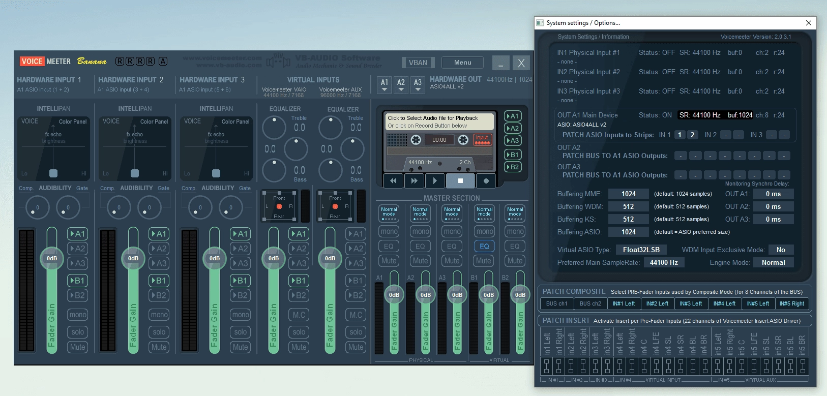 Aktivatsiya Vb Audio Voicemeeter Banana 2.0.3.1.webp