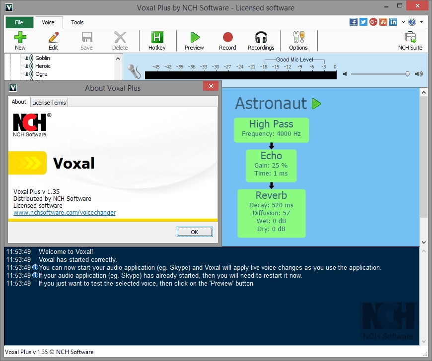 Aktivatsiya Voxal Voice Changer Plus 1.35.webp