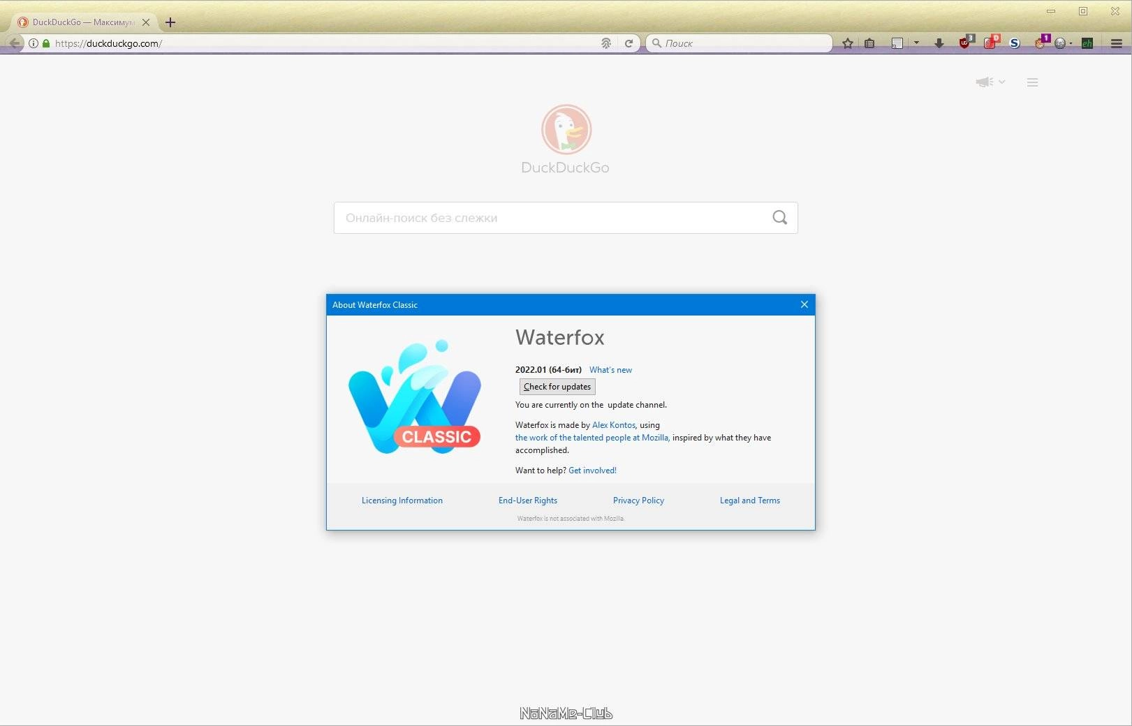 Aktivatsiya Waterfox Classic .01 Portable By Cento8.webp