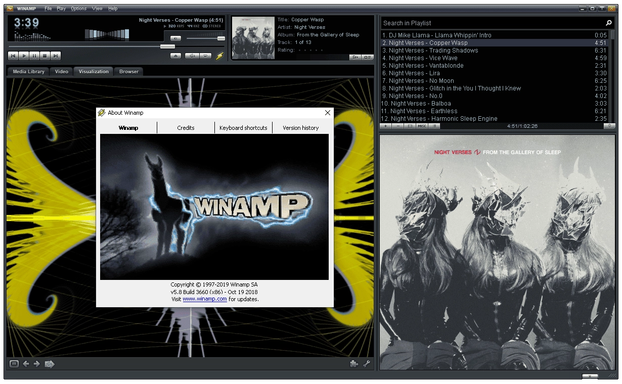 Aktivatsiya Winamp 5.8 Build 3660 Beta.webp