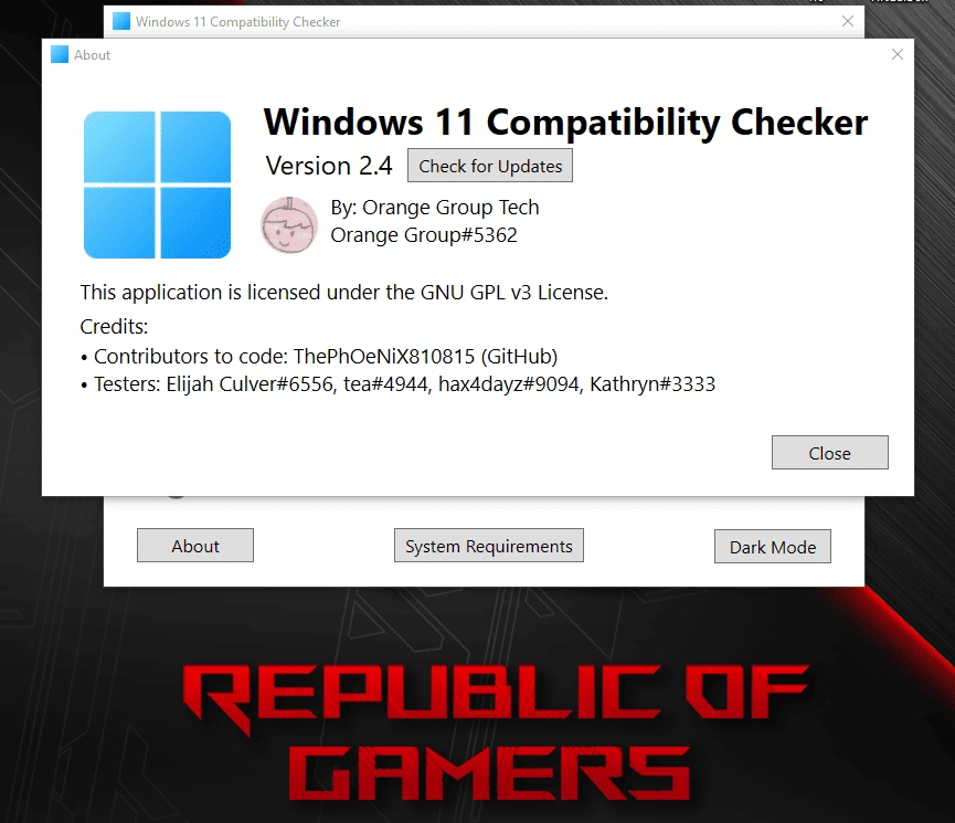 Aktivatsiya Windows 11 Compatibility Checker 2.5 Portable.webp