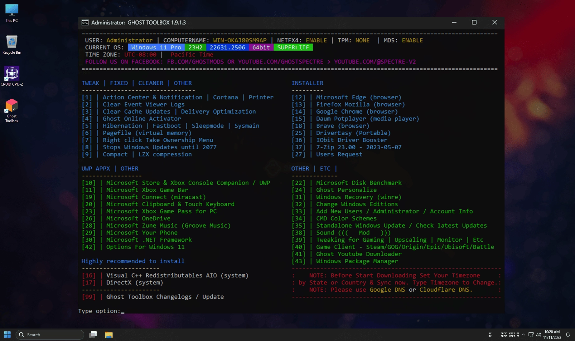 Aktivatsiya Windows 11 Pro 23h2 22631.x By Ghost Spectre X64.webp