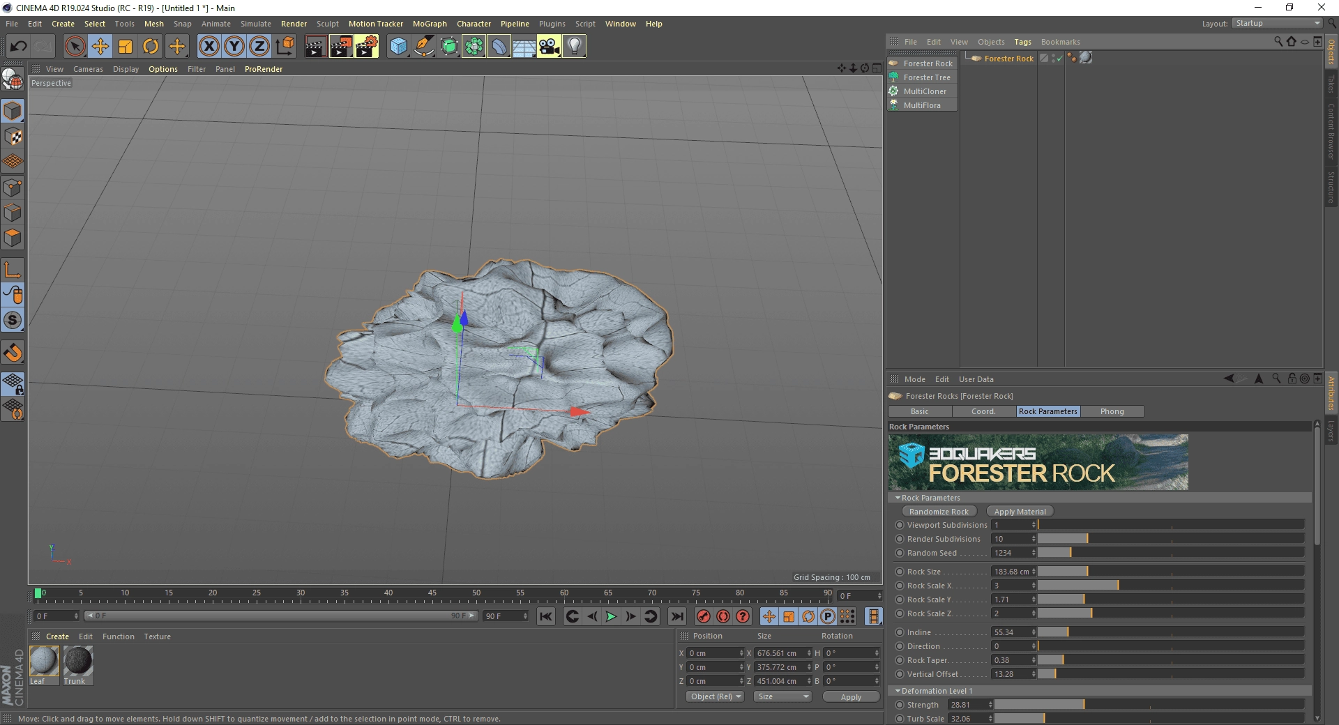 Активация 3DQUAKERS - Forester 1.5.2 For Cinema4D