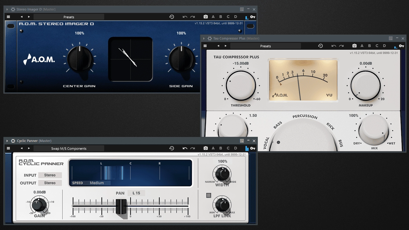 Активация A.O.M. Total Bundle 1.15.2 VST, VST3, AAX