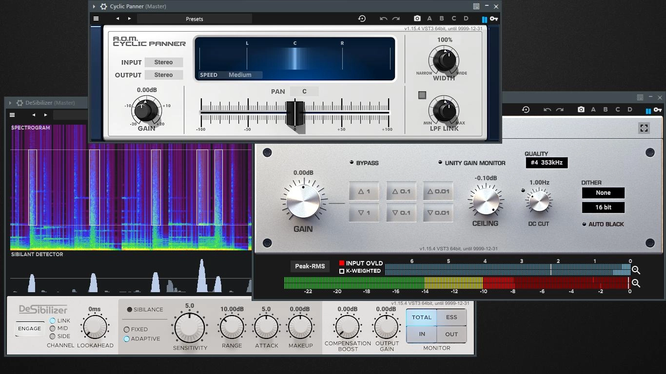 Активация A.O.M. Total Bundle 1.15.4 VST, VST3, AAX, CLAP