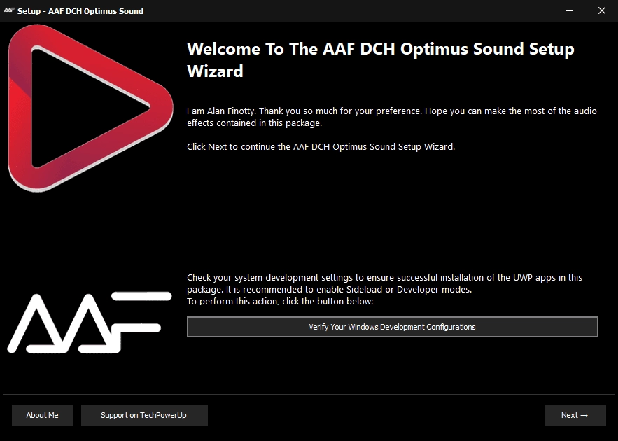 Активация AAF Audio Pack DCH 6.0.9003.1 Realtek Mod by AlanFinotty1995