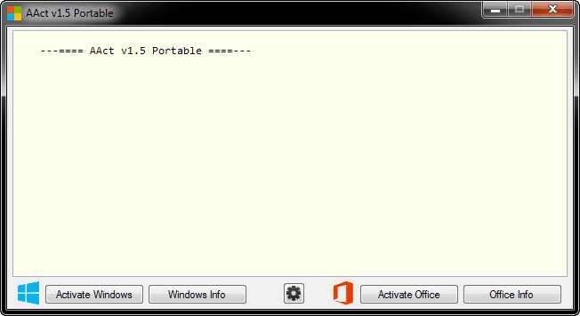 Активация AAct 1.5 Portable